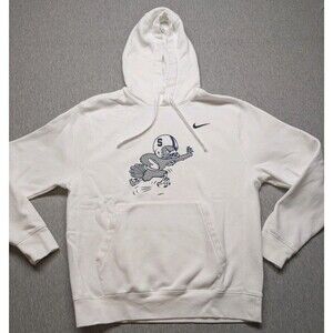 Men's Nike White Hoodie Pullover Sweatshirt Sz M SkyView Nampa Idaho Football